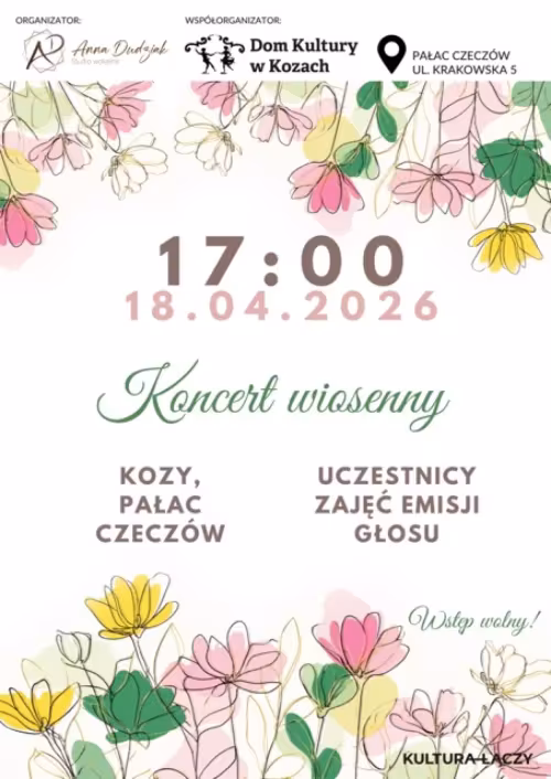 Plakat Koncert wiosenny