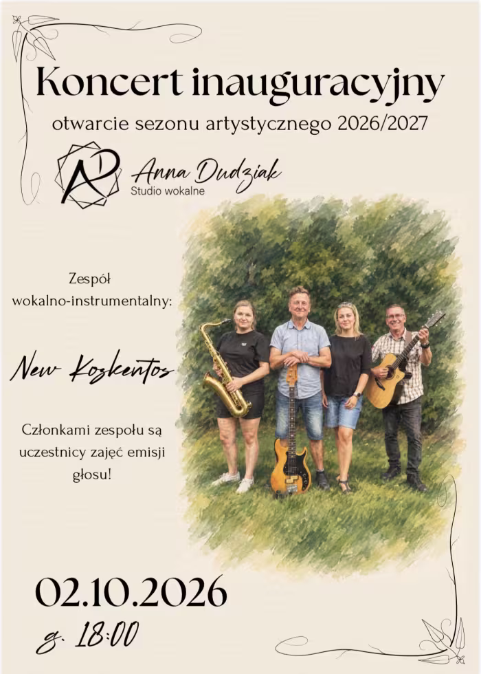 Koncert inauguracyjny otwarcie sezonu artystycznego 2026/2027