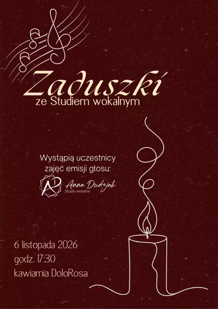 Koncert zaduszkowy ze studiem wokalnym